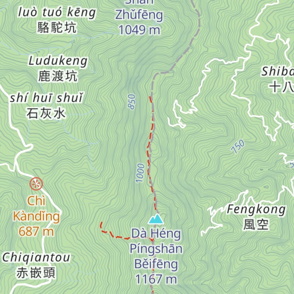 Map of Dà Héng Píng Shānběi Běifēng