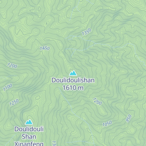 Map of Doulidoulishan