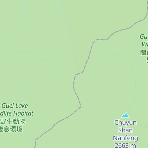 Map of Chuyunshan