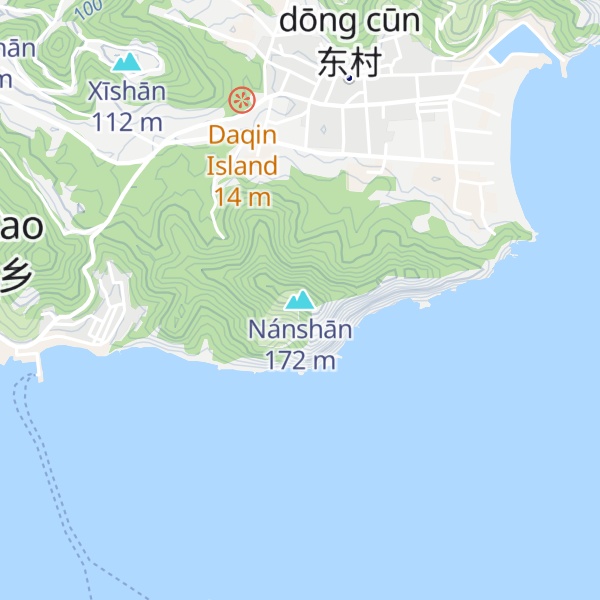 Map of Nánshān