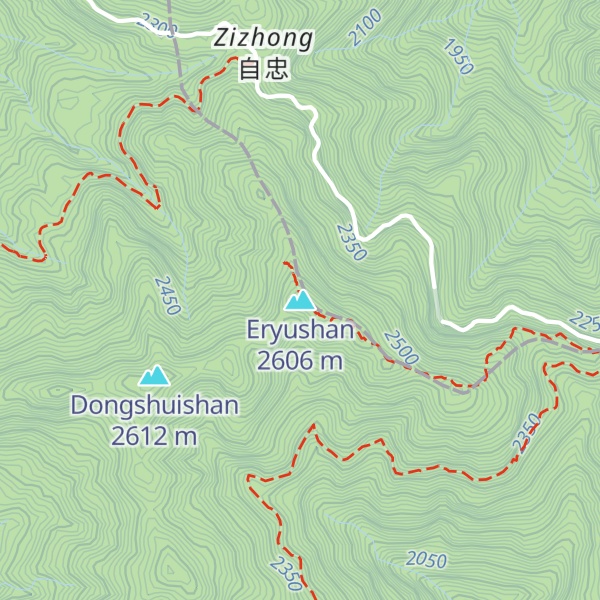 Map of Eryushan