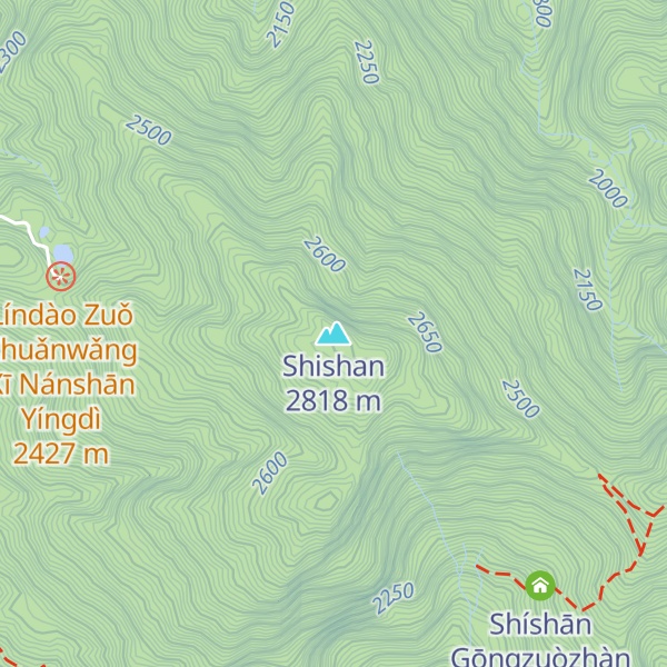 Map of Shishan