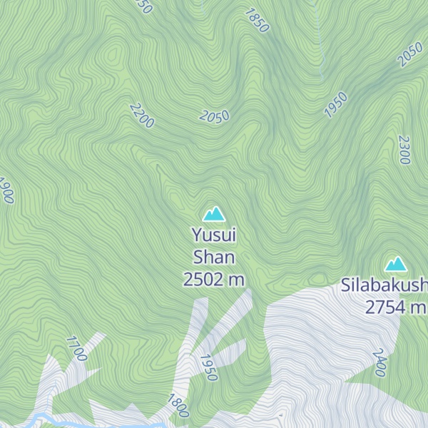 Map of Yusui Shan