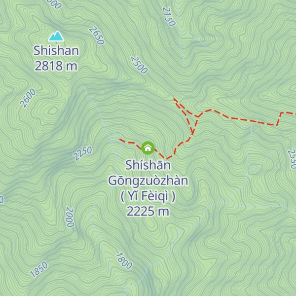 Map of Shíshān Gōngzuòzhàn ( Yǐ Fèiqì )