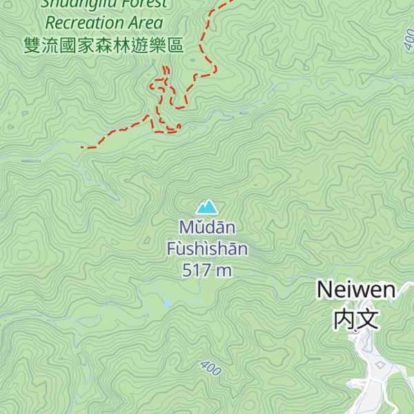 Map of Mǔdān Fùshìshān