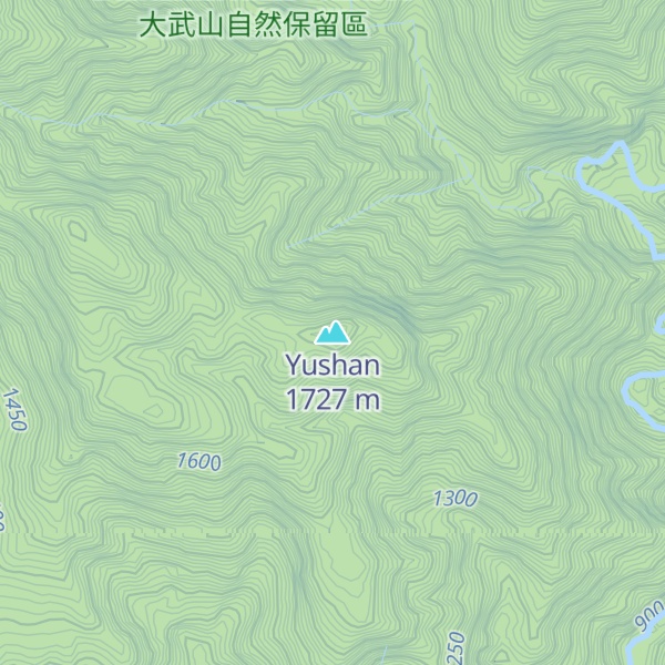 Map of Yushan