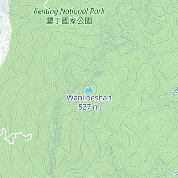 Map of Wanlideshan