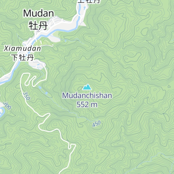 Map of Mudanchishan