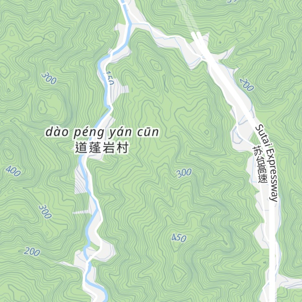 Map of Dào Péng Yán