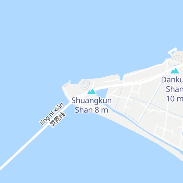 Map of Shuangkun Shan