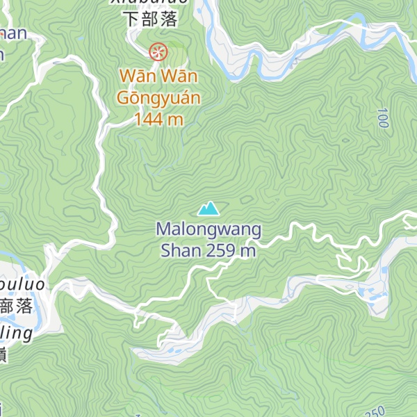 Map of Malongwang Shan