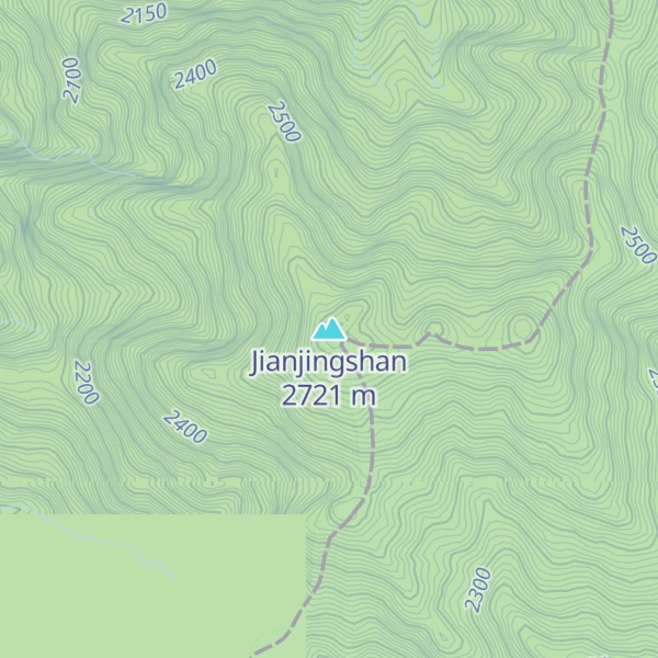 Map of Jianjingshan