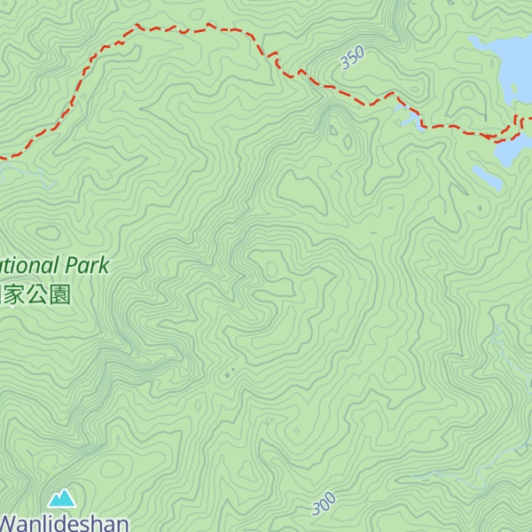 Map of Nanren Shan