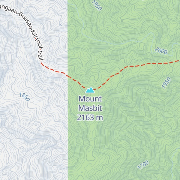 Map of Mount Masbit