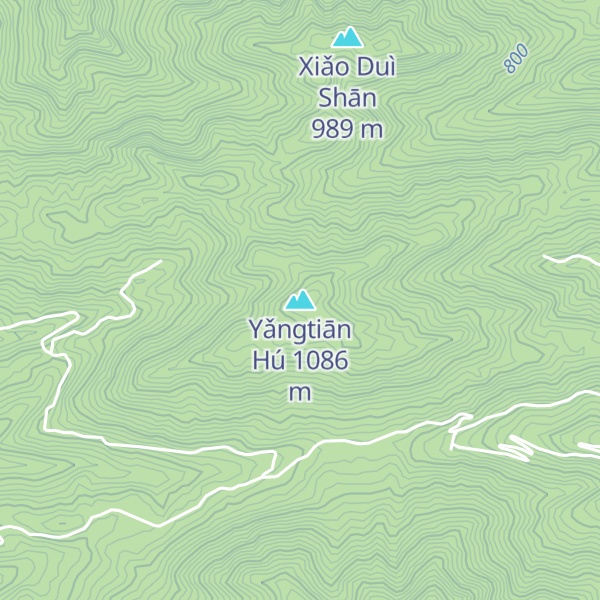 Map of Yǎngtiān Hú