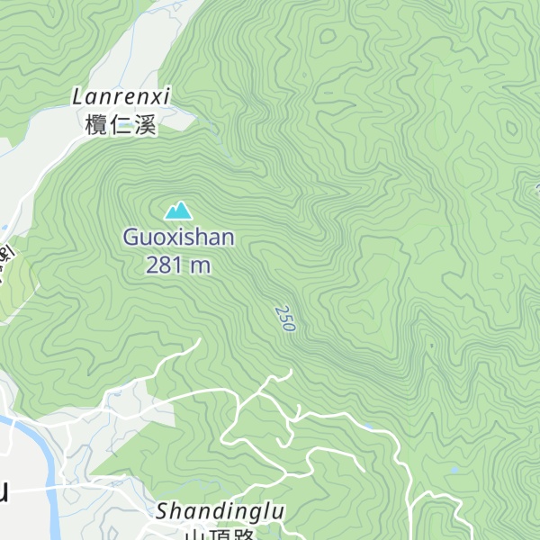 Map of Manzhou Shan