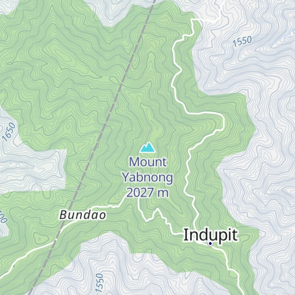 Map of Mount Yabnong