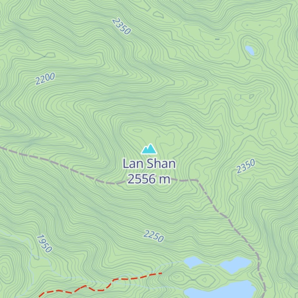 Map of Lan Shan