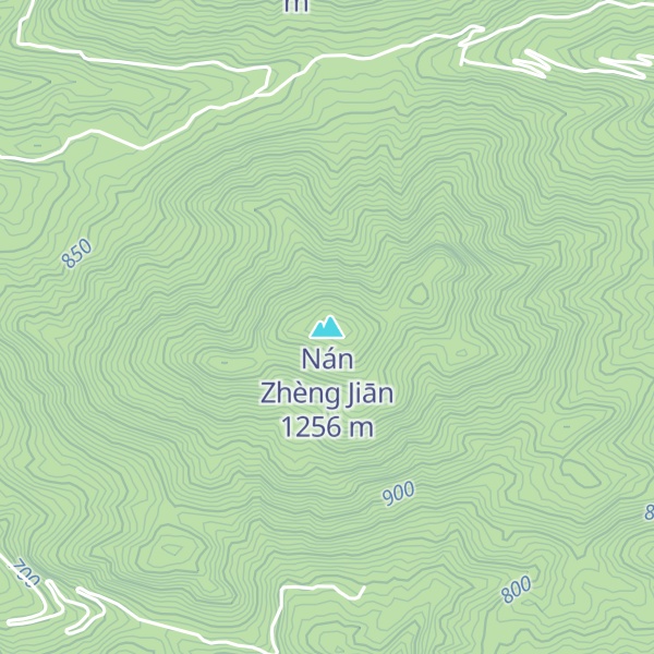 Map of Nán Zhèng Jiān