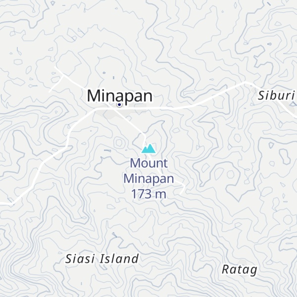 Map of Mount Minapan