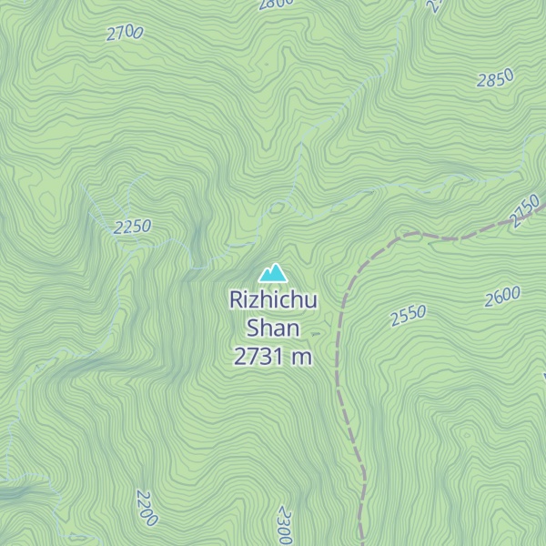 Map of Rizhichu Shan