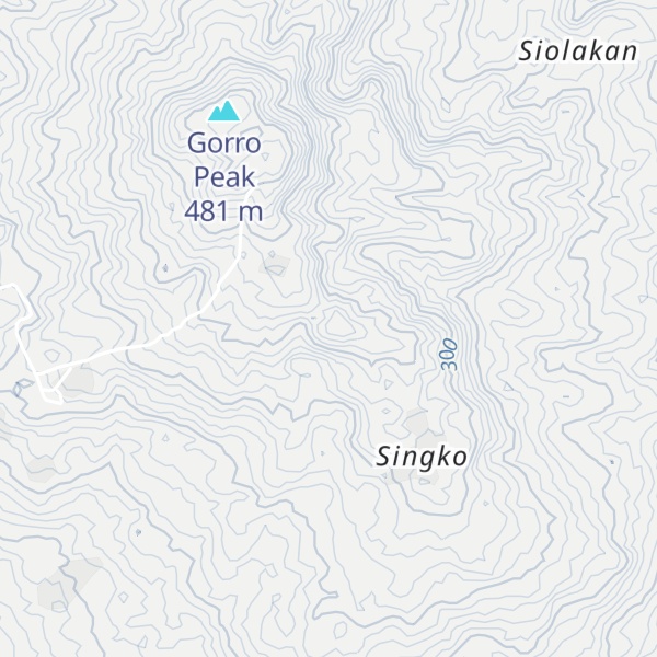 Map of Mount Butbilao