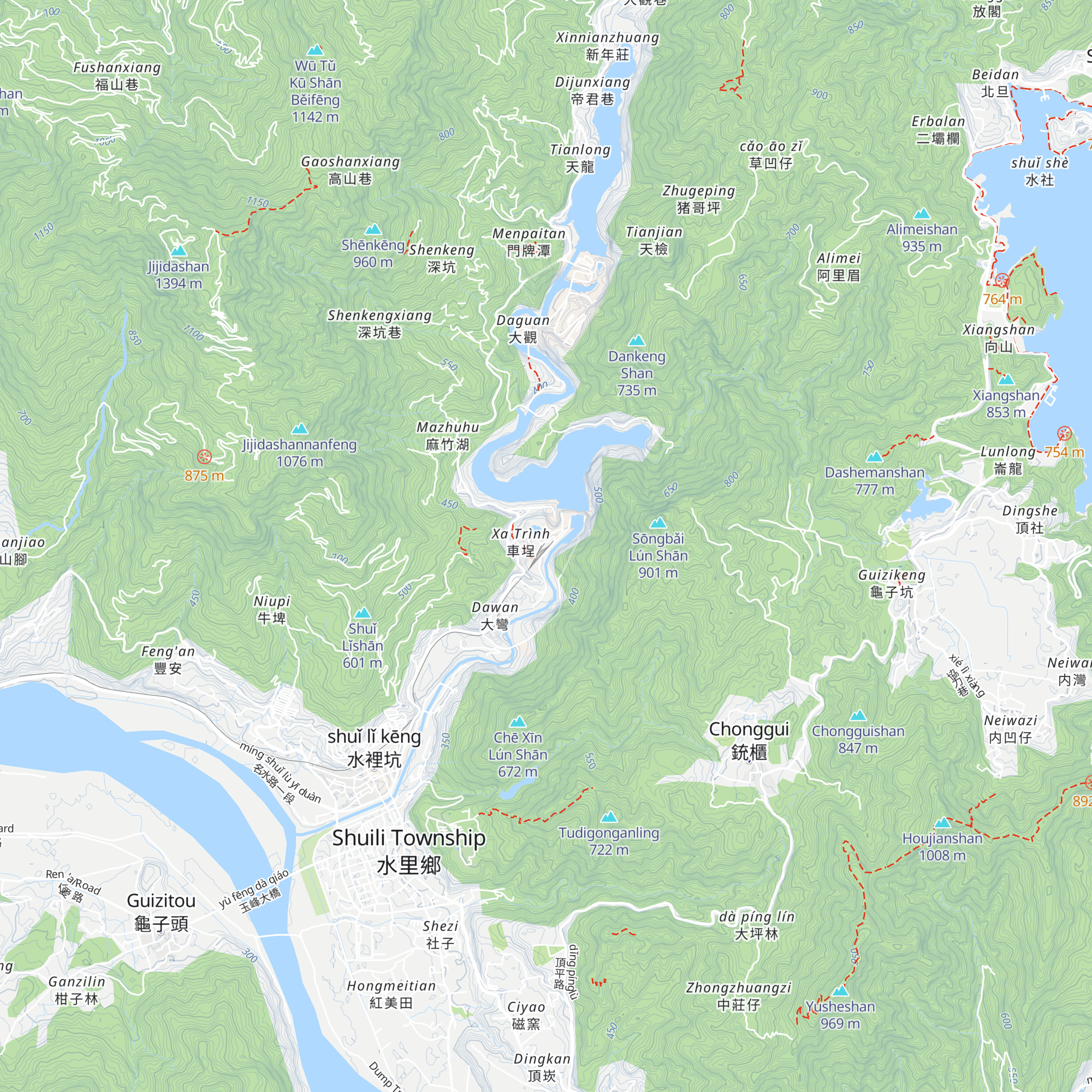 Chē Chéng Yóukè Zhōngxīn map