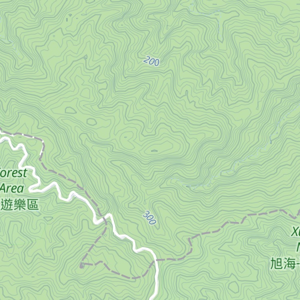 Map of Mudan Xi Shan