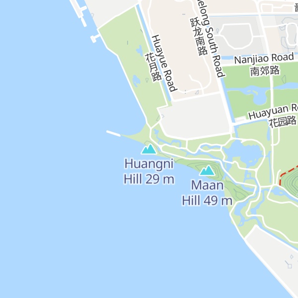 Map of Huangni Hill