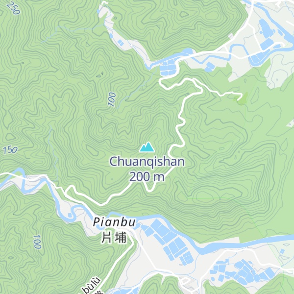 Map of Chuanqishan