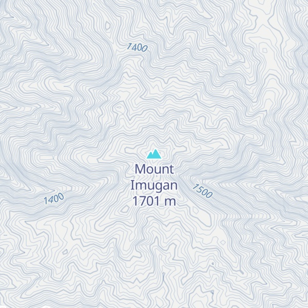 Map of Mount Imugan