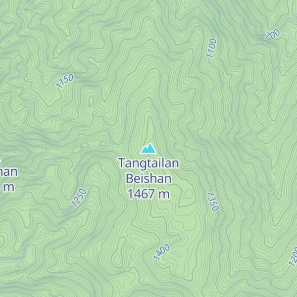 Map of Tangtailan Beishan