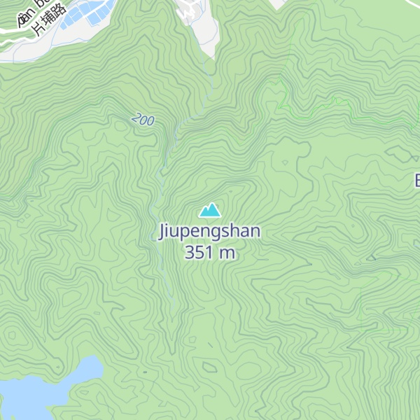 Map of Jiupengshan