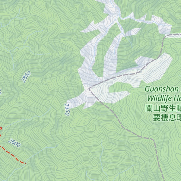 Map of Xiaoguan Shan