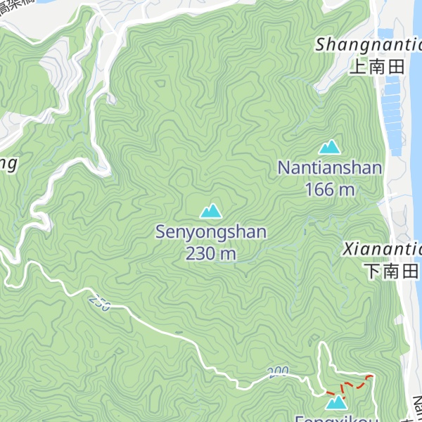 Map of Senyongshan
