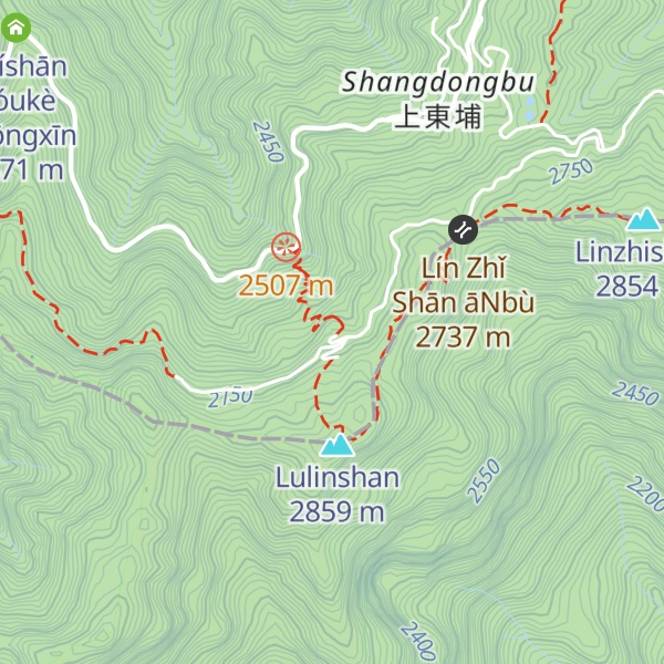 Map of Lulin Lodge