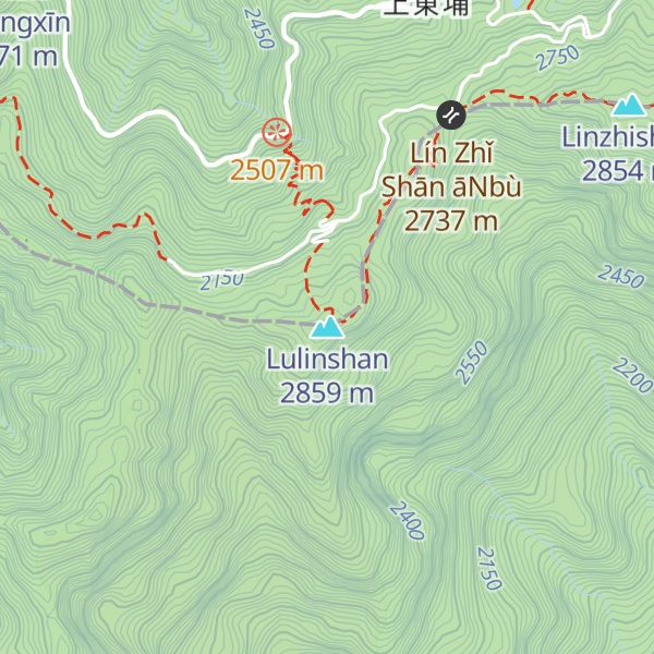 Map of Lulinshan