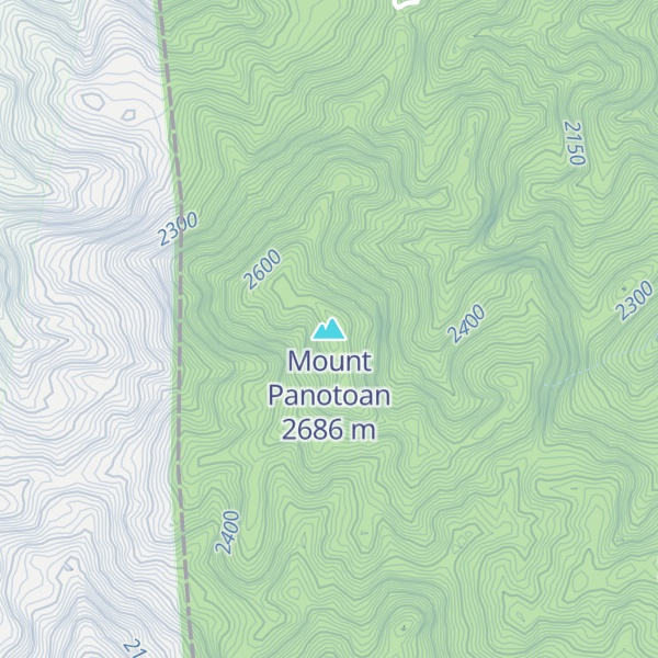 Map of Mount Panotoan
