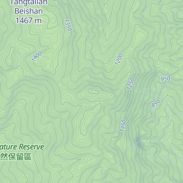 Map of Tangtailanshan