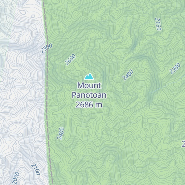Map of Mount Al-Al