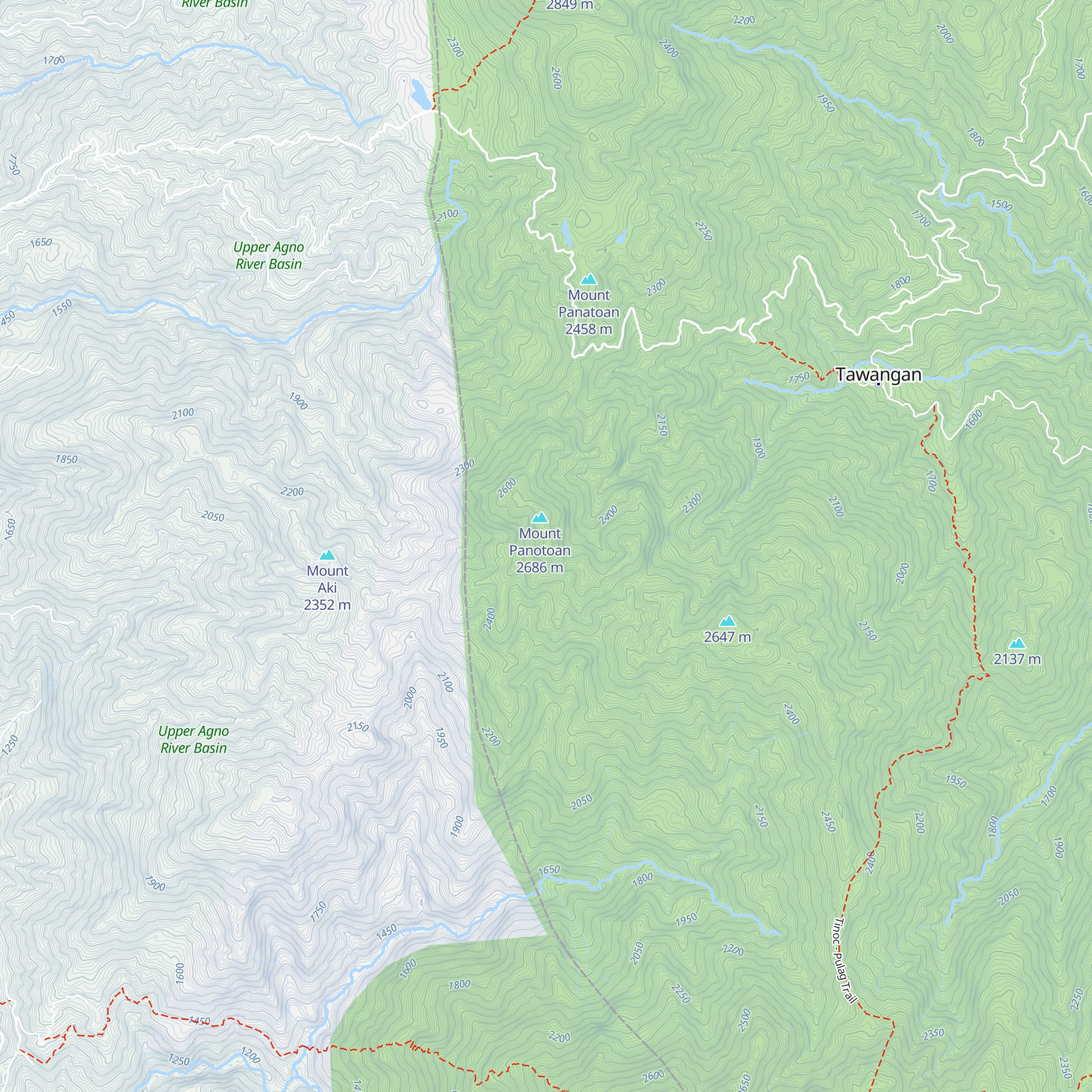 Mount Al-Al map