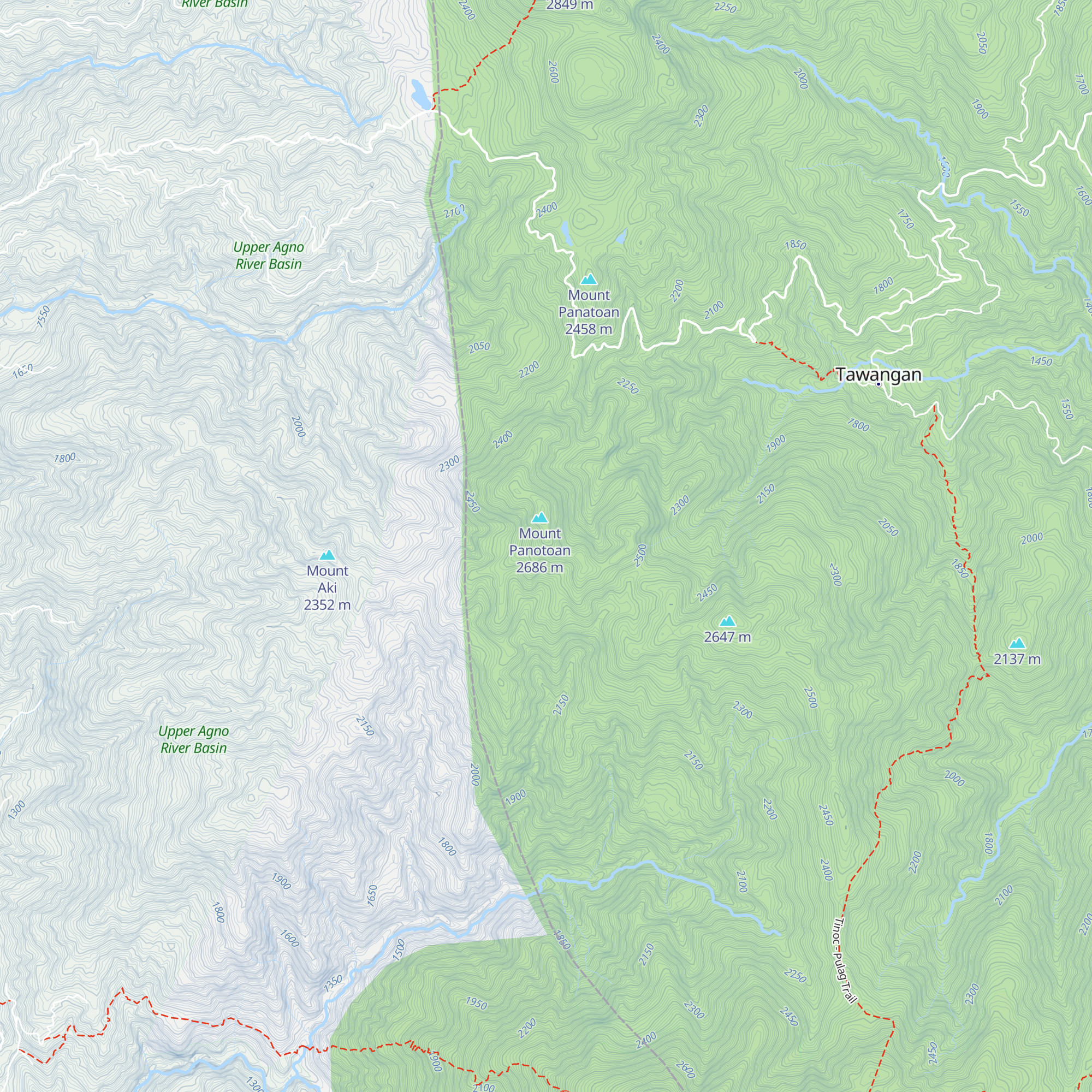 Mount Al-Al map