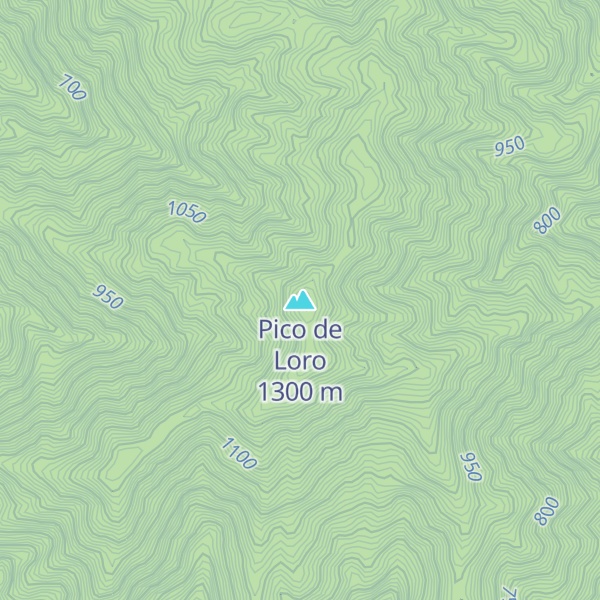 Map of Pico de Loro