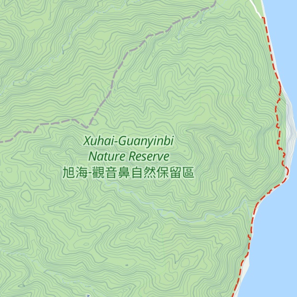 Map of Guanyin Shan