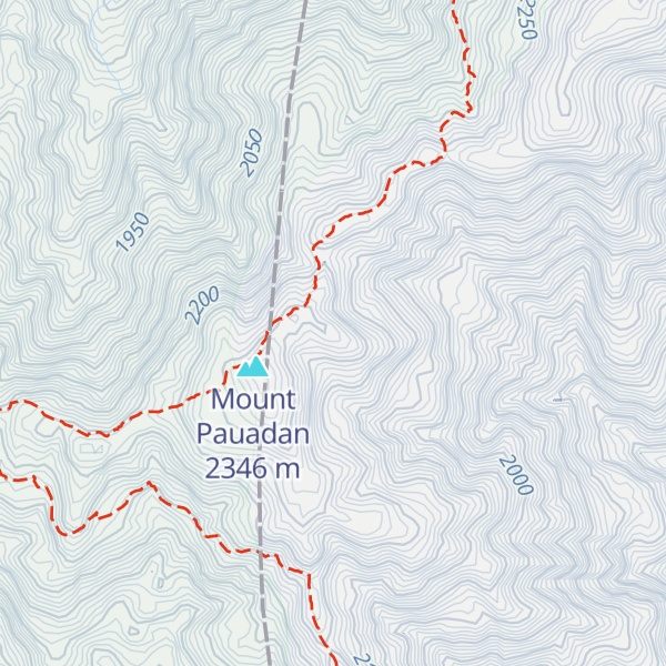 Map of Mount Komkompol
