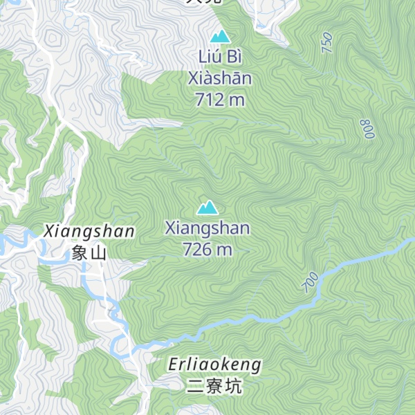 Map of Xiangshan
