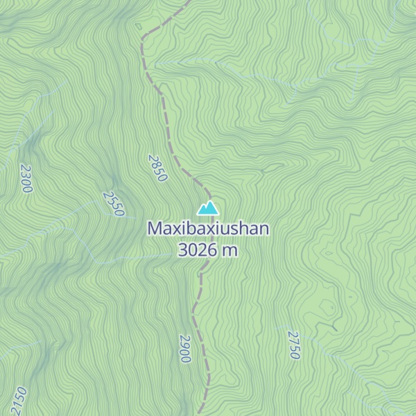 Map of Maxibaxiushan
