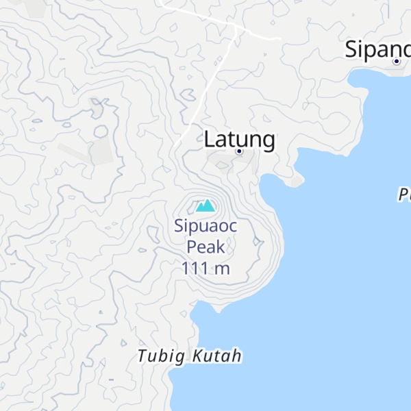 Map of Sipuaoc Peak