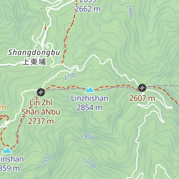Map of Linzhishan