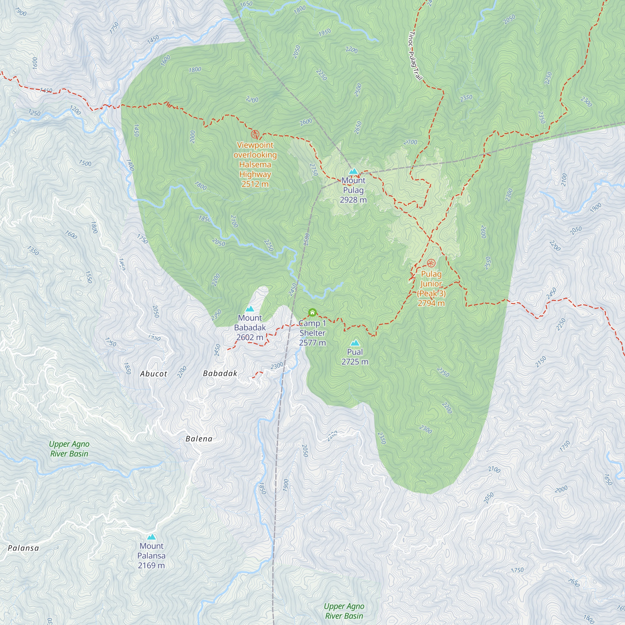 Camp 1 Shelter map